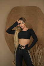 Black Wallpaper Leggings (Leopard Moda)