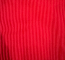 Red Motion Ribbed Shorts Set
