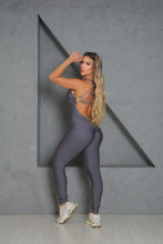 Great Grey Leopard Ring Jumpsuit