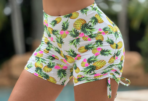 Pineapple Bow Shorts