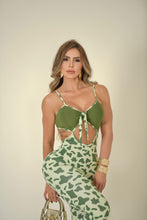 Bra Ashanti Green Camo Jumpsuit
