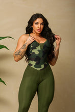 Semi Camo Wallpaper Jumpsuit ( Militar Green )