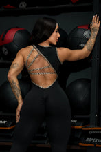 Great Black Leopard Ring Jumpsuit