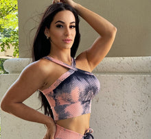 Crush Tye Top (Beige)