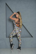 Ring White Graffiti Jumpsuit