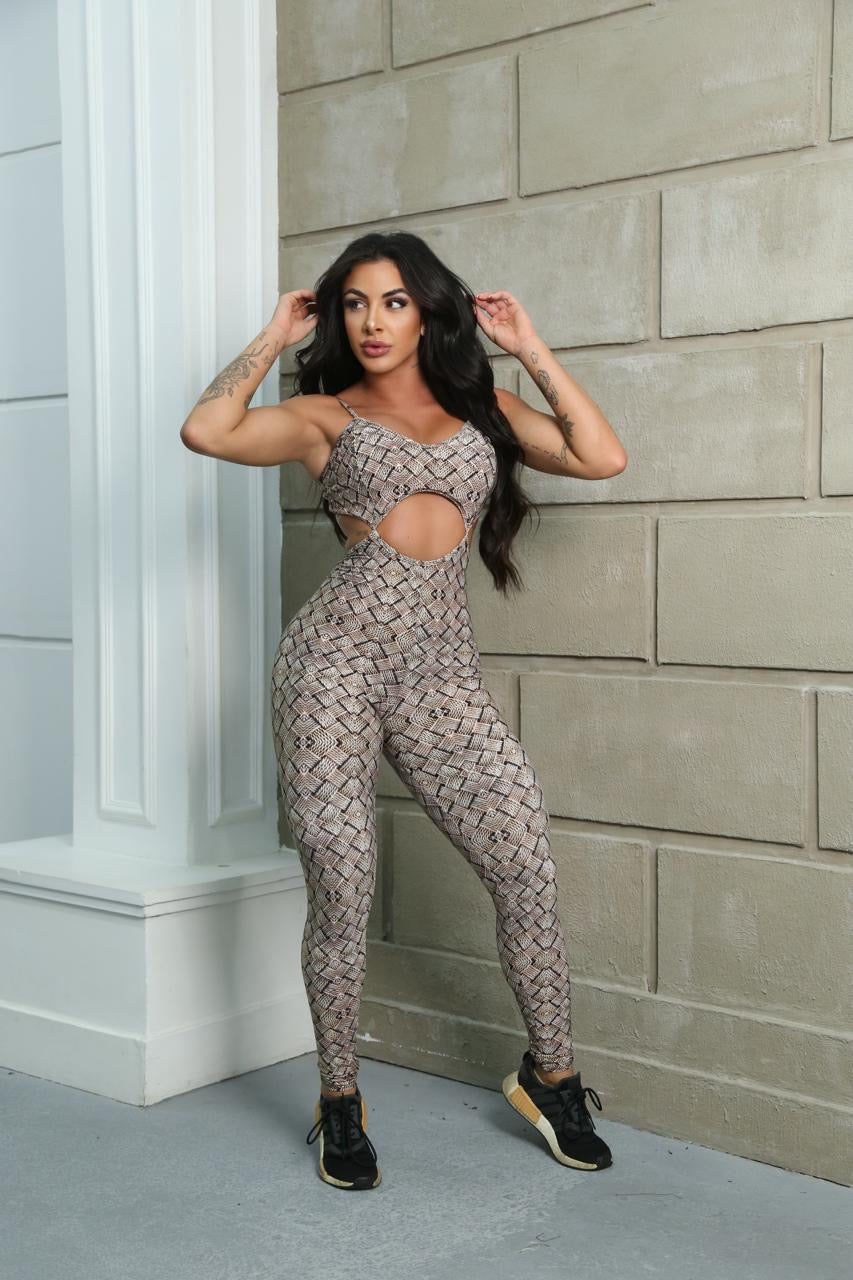 Brown Rope Jumpsuit