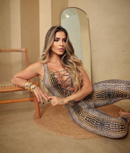 Extra Lazed Golden Crocodile Jumpsuit