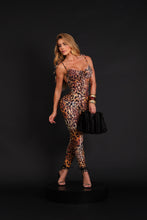 Night Lazed Leopard Jumpsuit