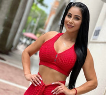 Red Bubble Textured Top