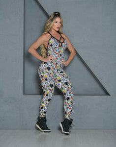 Fabulous Graffiti Jumpsuit