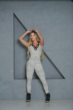 Fabulous White Mini Leopard Jumpsuit