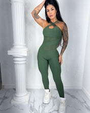 Militar Green Summer Mesh Wallpaper Jumpsuit