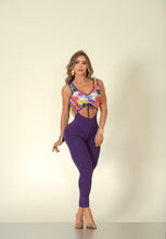 Open Ashanti Purple Weights Jumpsuit