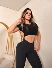 Silky Top Black Ashanti Jumpsuit