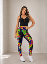 Cartoon Set (Black Cropped Top)