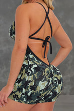 Vivid Green & Black Camo Short Jumpsuit