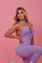 Lilac Ribbed Sculpt Jumpsuit