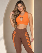 Orange & Brown Moda Wallpaper Set (Open Front Top)