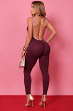 Amy Grape Leopard Jumpsuit