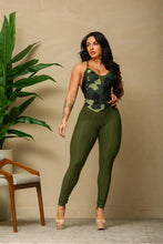 Semi Camo Wallpaper Jumpsuit ( Militar Green )