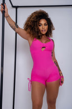 Pink Knot Crush Short Jumpsuit