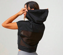 Mittle Mesh Black Hoodie