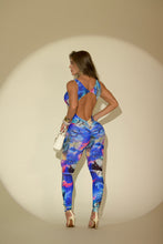 Electric Blue Sky Lazed Jumpsuit