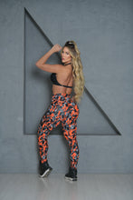 V-Cut Orange Moda Camo Set