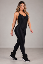 3D Black Jumpsuit (Adjustable Back)