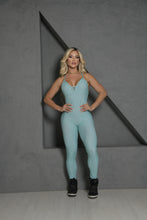 Babe Mint Polka Dots Jumpsuit