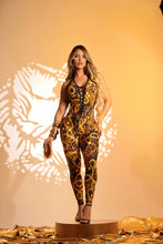 Extra Black Lazed Golden Chain Jumpsuit