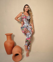 Skull and Roses Lazed Jumpsuit
