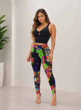 Cartoon Set (Black Cropped Top)