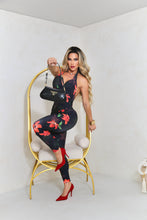 Open Back Black Garden Jumpsuit