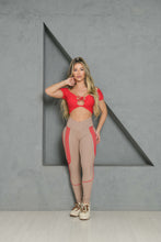 Grey Wallpaper Leggings Red Moda