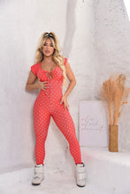 Girly Lazed Polka Jumpsuit