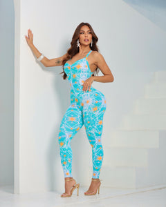 Turquoise Stars Jumpsuit