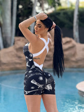 Black World Traveler Short Jumpsuit