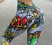 Colorful Mila Graffiti Leggings