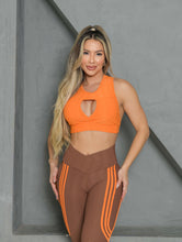 Orange & Brown Moda Wallpaper Set (Open Front Top)
