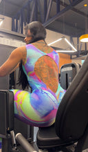 Classic  Lazed Rainbow Open Back Jumpsuit