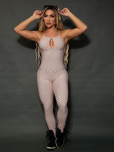 Beige Black Polka Dots Jumpsuit (Back Braids)