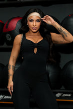 Great Black Leopard Ring Jumpsuit