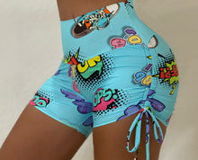 Oops Turquoise Bow Shorts