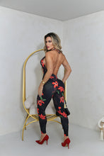 Open Back Black Garden Jumpsuit