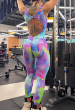 Classic  Lazed Rainbow Open Back Jumpsuit