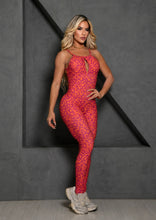 Strappy Hot Leopard Jumpsuit