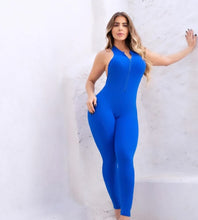 Unique Zipper Jumpsuit (Royal Blue)