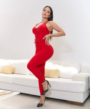 Red Glam Suplex Jumpsuit