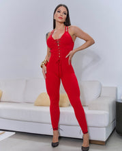 Red Glam Suplex Jumpsuit